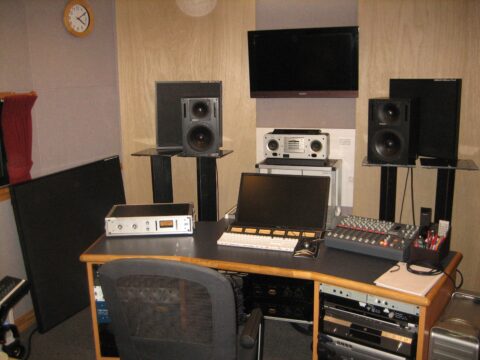 Restrict sound with sound absorbing panel